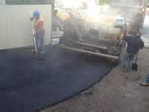 Hot asphalt paving