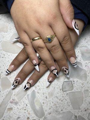 Nails done design by Kim