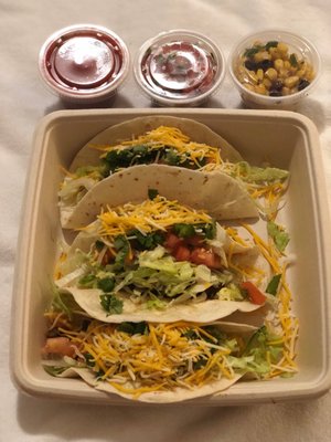 3 Soft Tacos