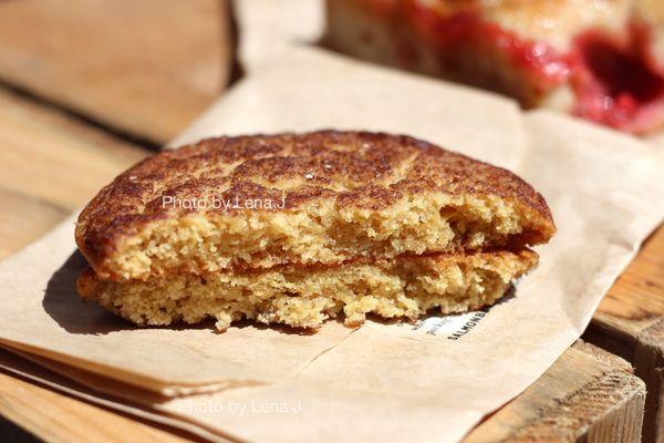 Inside of Onion Cookie ($3) - not as onion-y as expected, similar to a normal snickerdoodle.