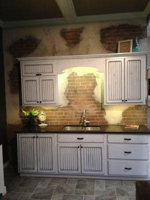 Custom Cabinetry w/custom Wall finishes