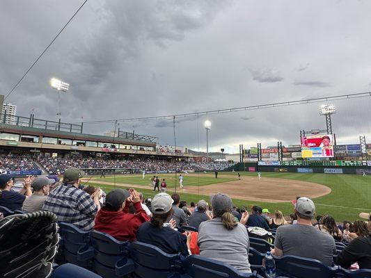 Exciting play. Great game if you're an Aces fan! Which I am.