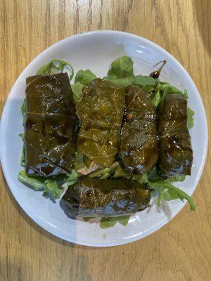 grapeleaves (cold not hot)