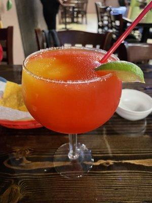 Strawberry mango margarita