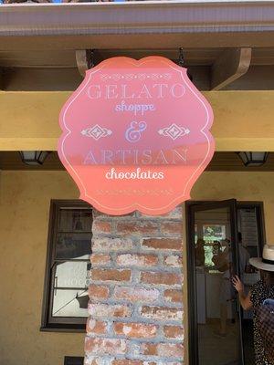 Check out the gelato and chocolates