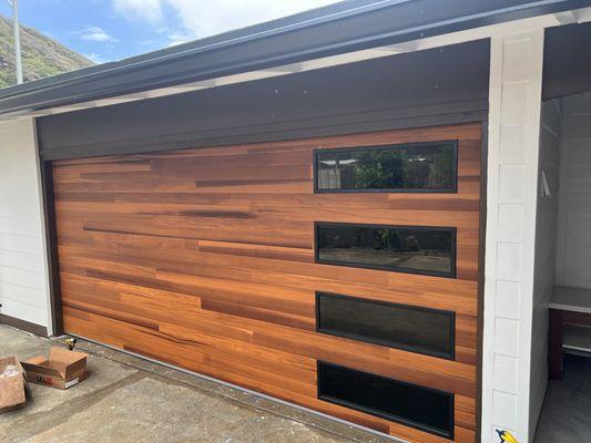 Beautiful Planks Door by C.H.I in Cedar Woodtones color