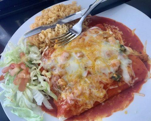 Shrimp Enchiladas