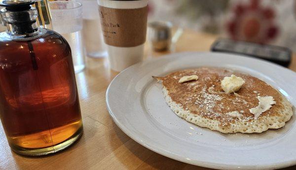 $7.50 single Naked Cake and a bottle of real maple syrup