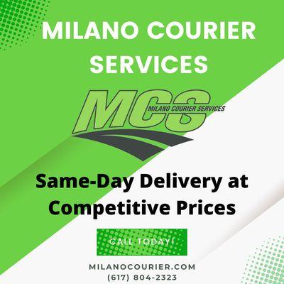 Same day deliveries at competitive prices