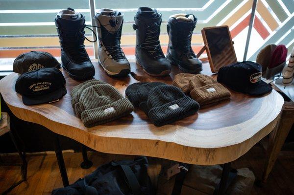 Nitro Snowboard Boots & Arbor Beanies