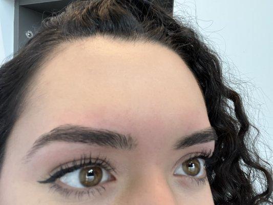 Eyebrow threading