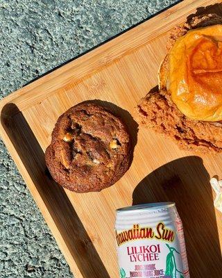 s'mores campfire cookie