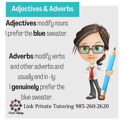 Learn content, not just strategies, when you work with Link Private Tutoring. 985-260-2620.