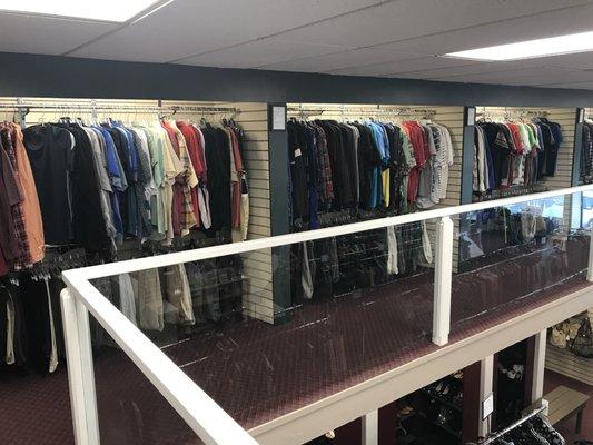 Men's jackets, shirts, suits and more!