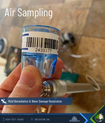 Air sampling - Indoor air quality - Decatur-Atlanta, GA