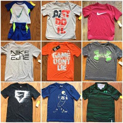 We have lots of boys athletic clothing!