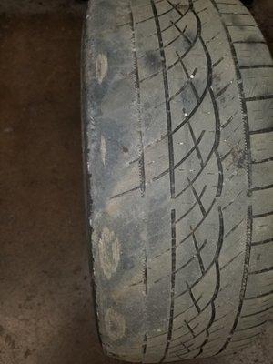 Sometimes the only thing wrong with the vehicle is a bad alignment and poorly rotated tires.