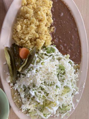 Green chicken enchiladas