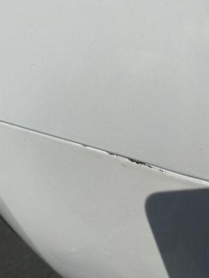 Gave me my car all scratched up and if you look close they gave me my car with 2 different colors. Ugh!