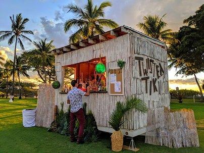 Twisted Tiki Tailer Set Up. Fun for any type of event!