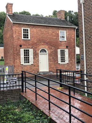 View of Andrew Johnson's early home.