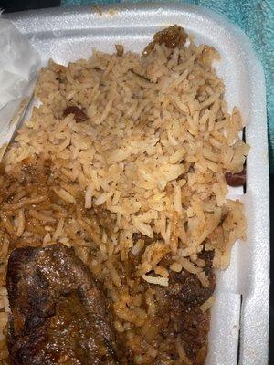 Rice and peas