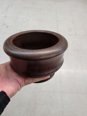 Hand turned wood bowl