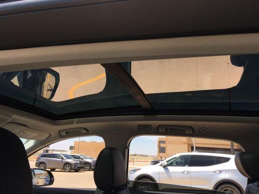 Audi Quattro - now that's a sunroof