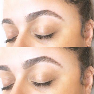 Eyebrow wax & shaping