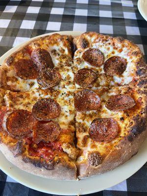 8" pepperoni pizza