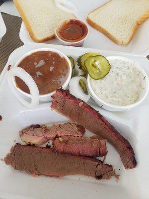 Sliced Brisket Plate