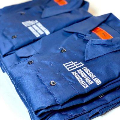 Company uniform embroidery services. #improcreative #invisualmediapro