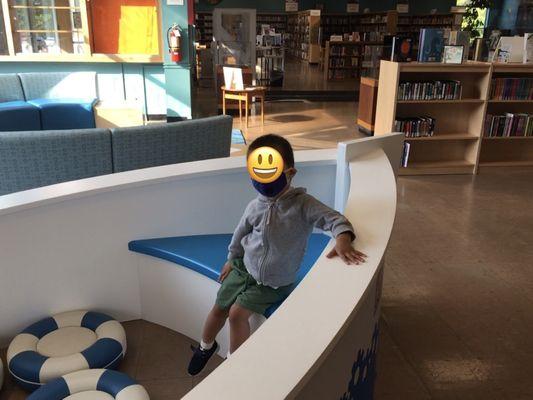 Boat in the children's section