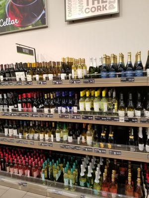 Wine section On The First Aisle