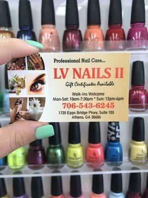 MANDY is now at LV Nails!!!!!