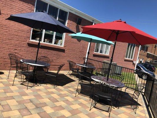 Outdoor seating available!