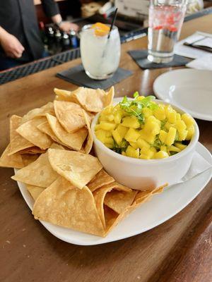 Guacamole con mango