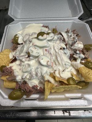 Our delicious nachos!