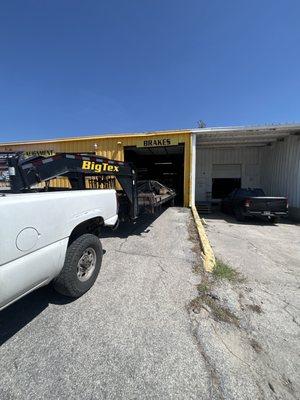 Flatbed BigTex trailer