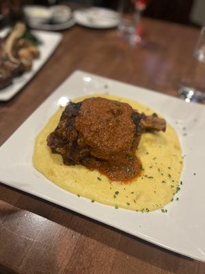 Pork Shank with Polenta