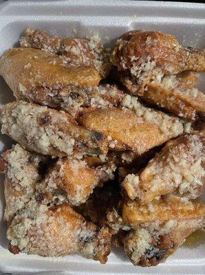 Garlic Parmesan wings