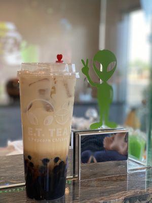 Brown sugar boba latte