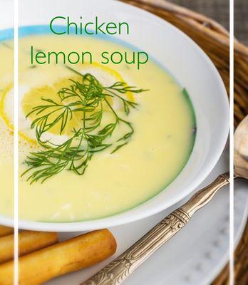 Chicken lemon soup of the day