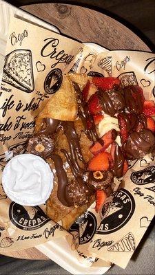 Berries Nutella Crepe