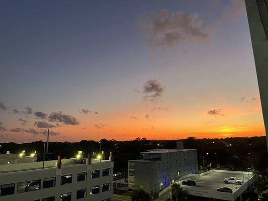 View from outside of our door on 7th floor