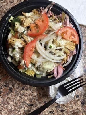 Chicken Shawarma Bowl with rice