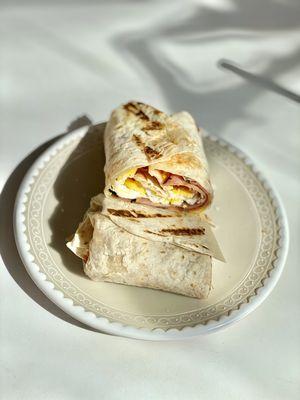 Slang Breakfast Wrap.