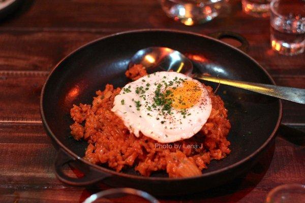 Osamil Kimchi Fried Rice   ($25) - omitted bacon