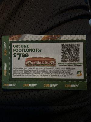 They didn't even accept this coupon