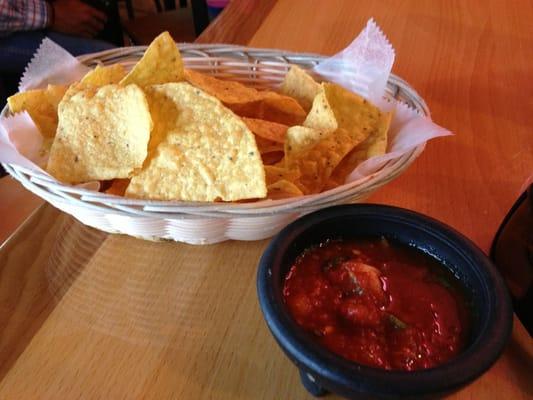 Their chips and salsa.